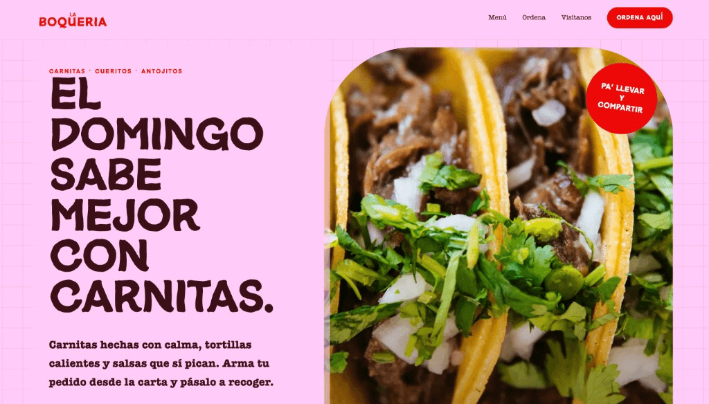 Captura del proyecto La Boquería
