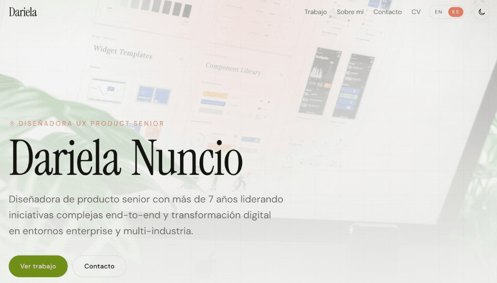 Captura del proyecto Dariela Nuncio